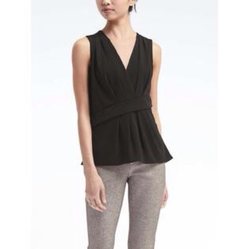 Banana Republic Crossfront Draped Blouse